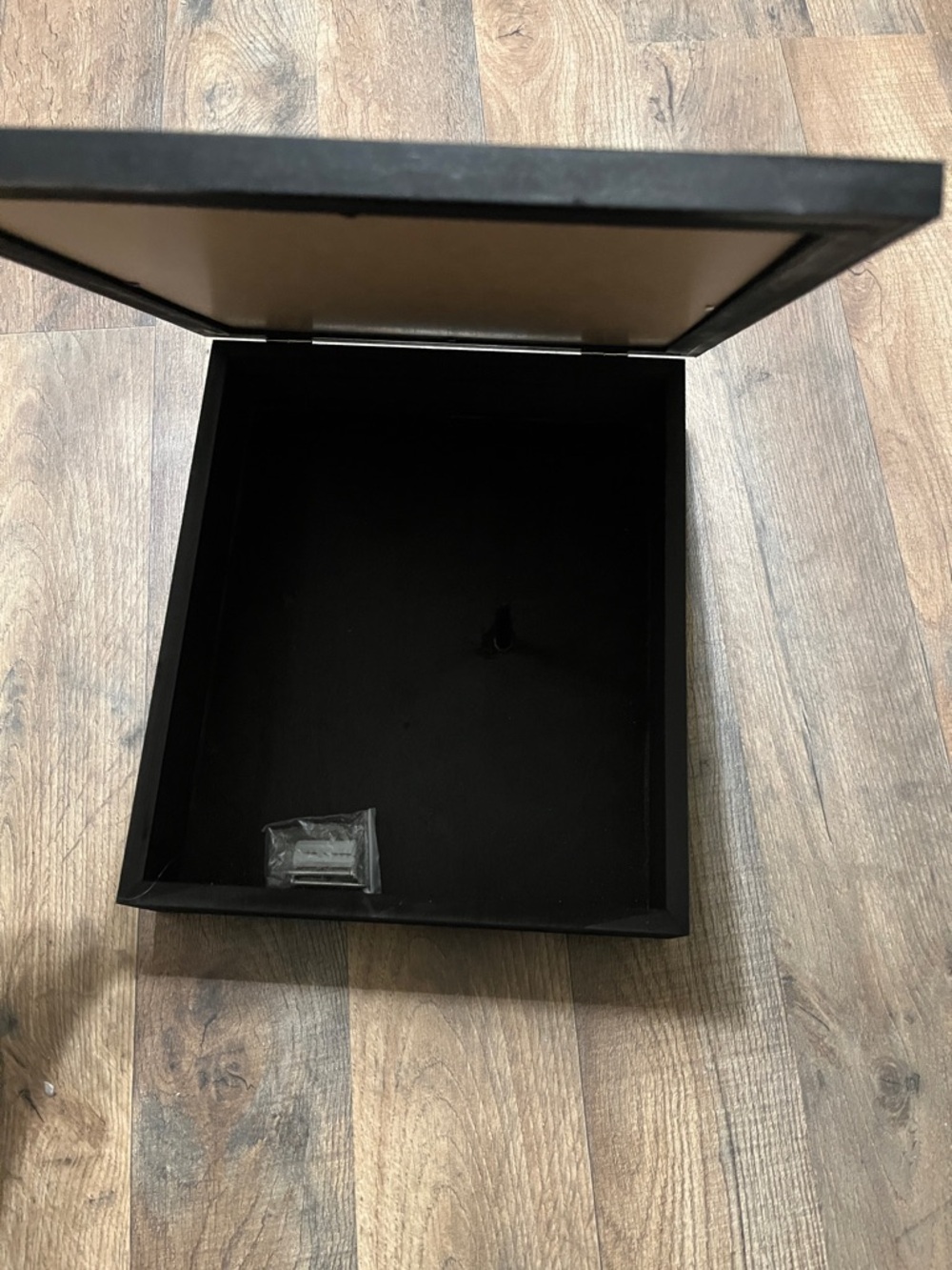 Hidden Photo Frame Storage Shelf - Black - Picture 2 of 4